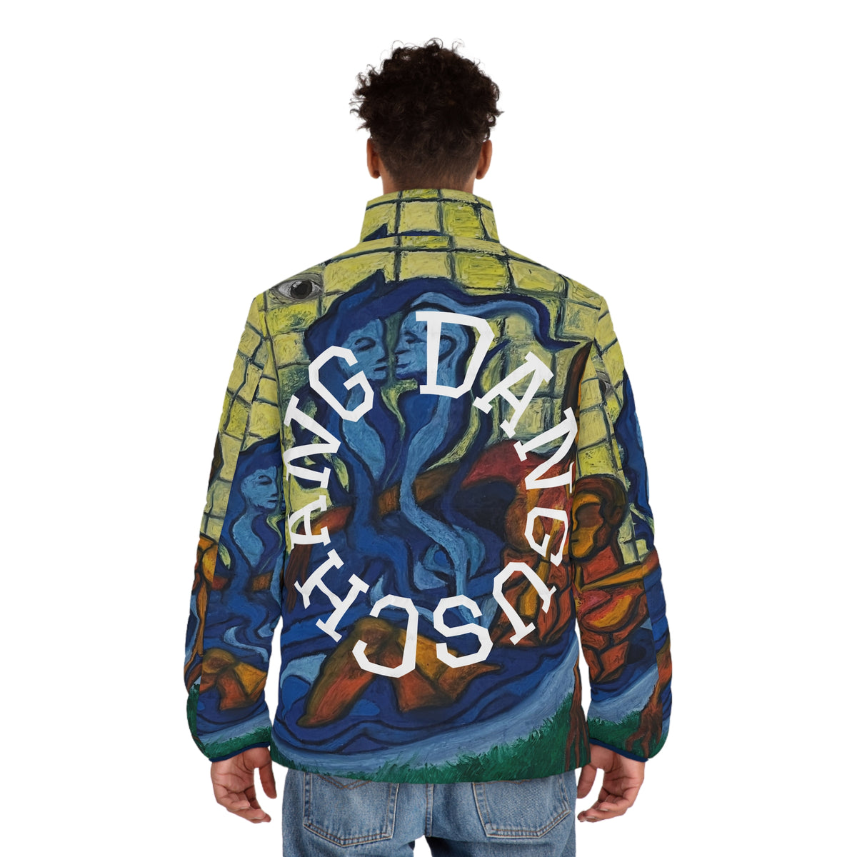 “Life’s a Bath, Sex is Water” Men’s Puffer