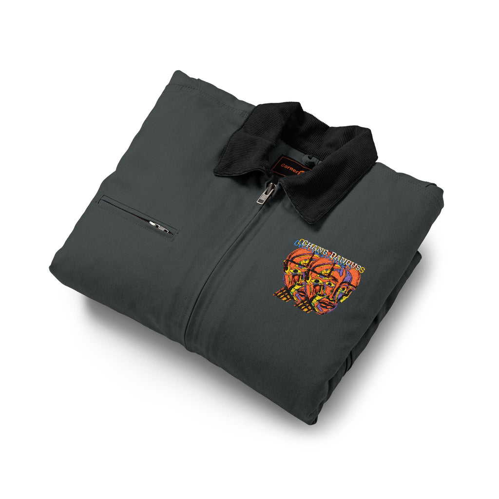 “Swollen/Frustrated” Unisex Duck Cloth Work Jacket