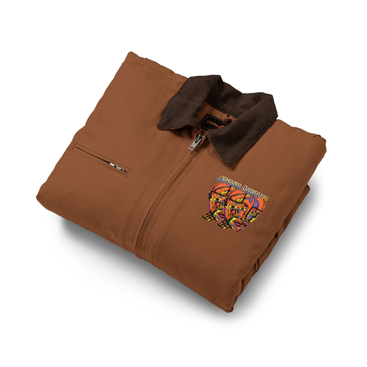 “Swollen/Frustrated” Unisex Duck Cloth Work Jacket