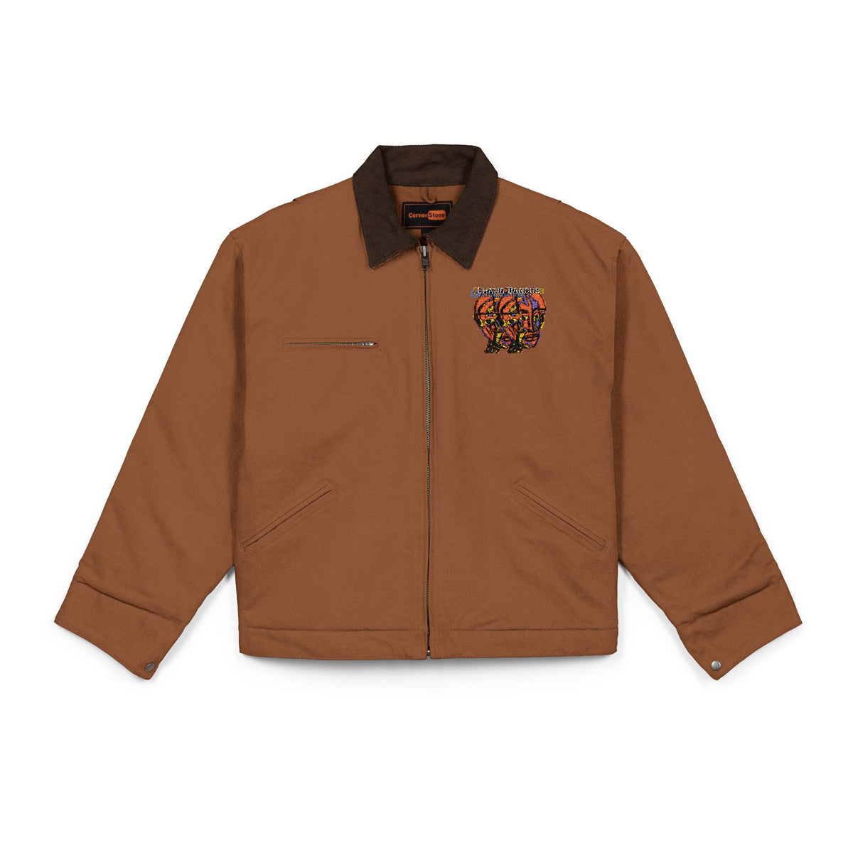 “Swollen/Frustrated” Unisex Duck Cloth Work Jacket