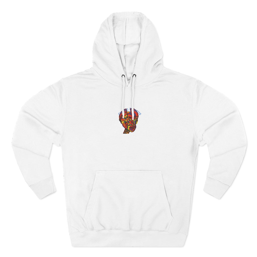 “Swollen/Frustrated” embroidered hoodie