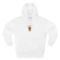 “Halloween on Christmas/Make Sure the Mask Fits” embroidered hoodie