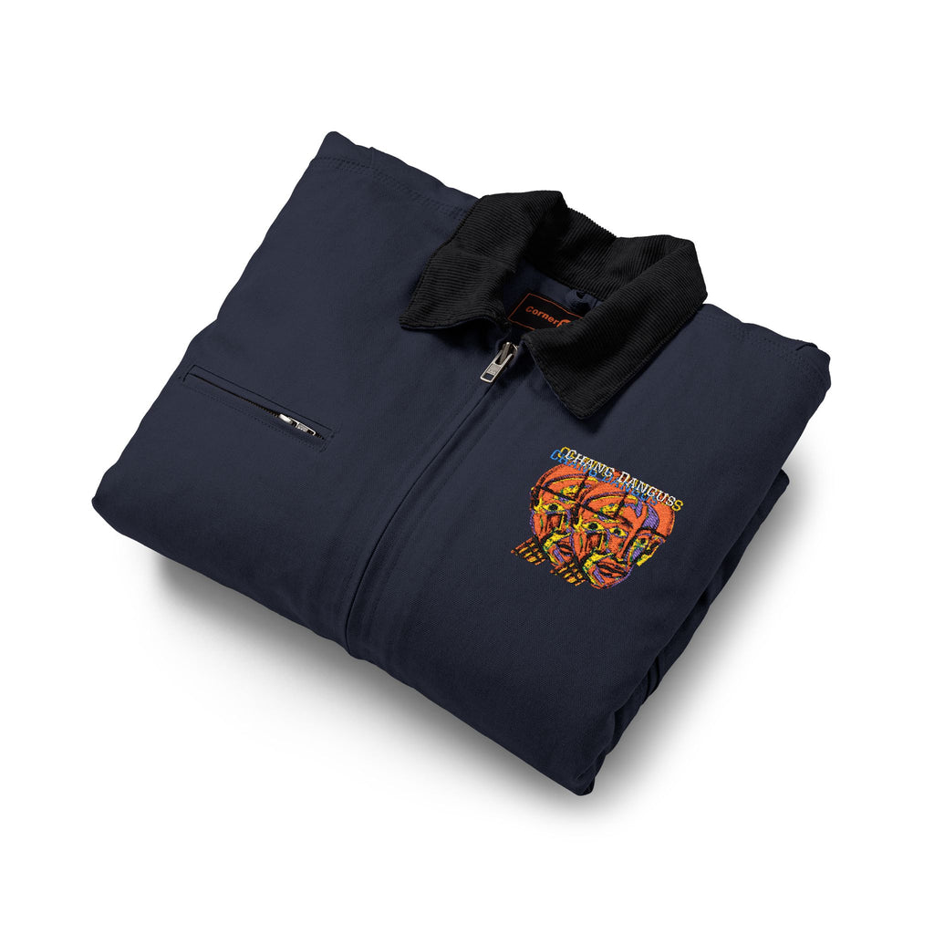 “Swollen/Frustrated” Unisex Duck Cloth Work Jacket