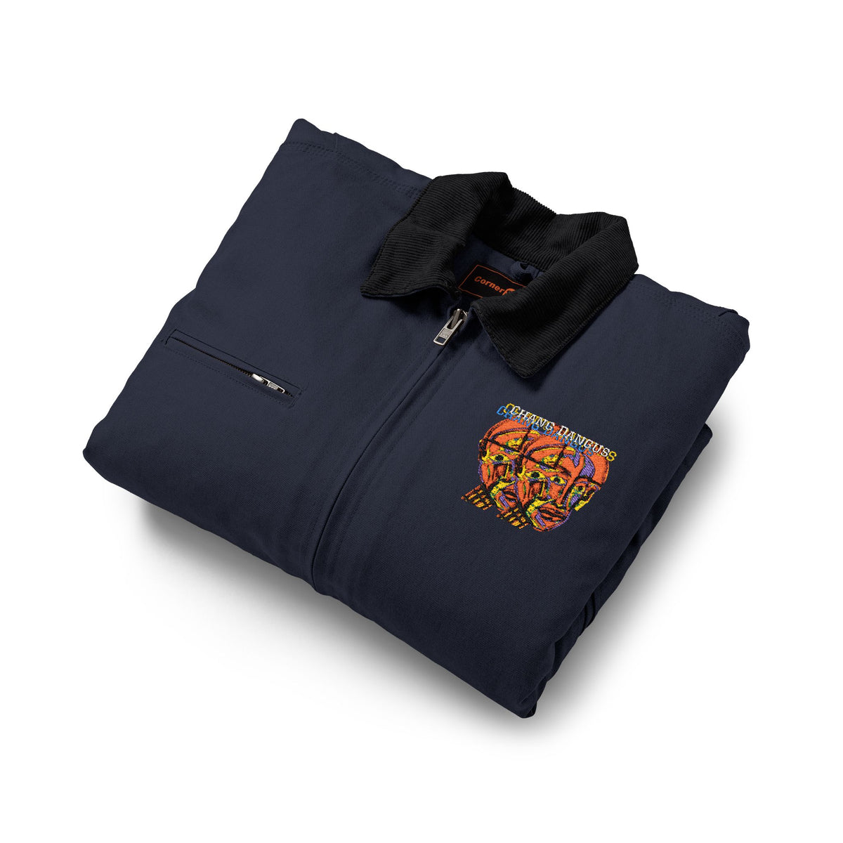 “Swollen/Frustrated” Unisex Duck Cloth Work Jacket