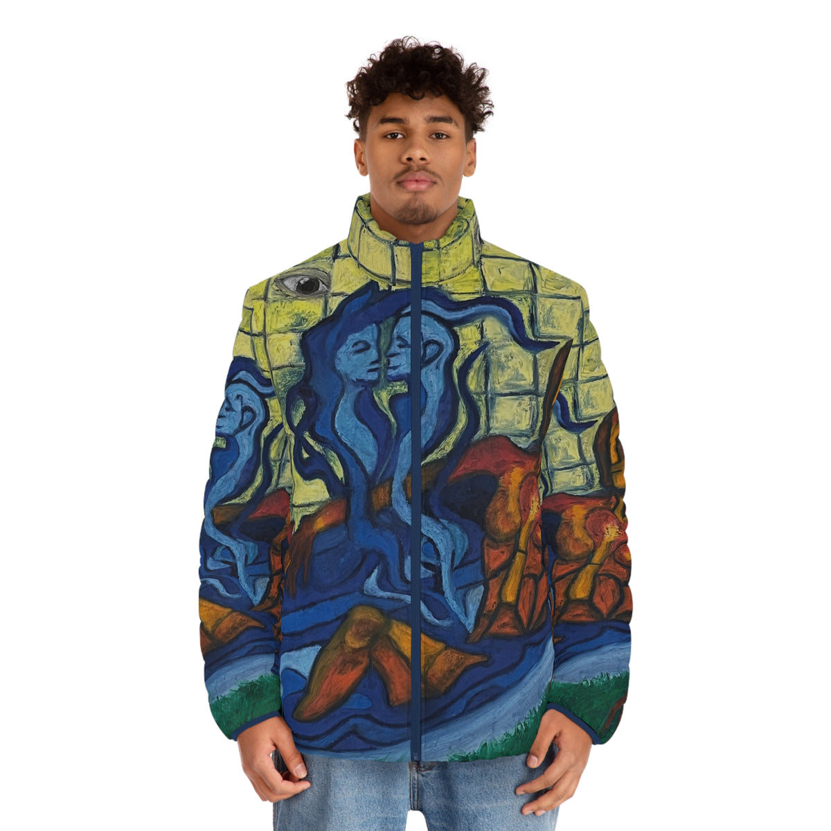 “Life’s a Bath, Sex is Water” Men’s Puffer