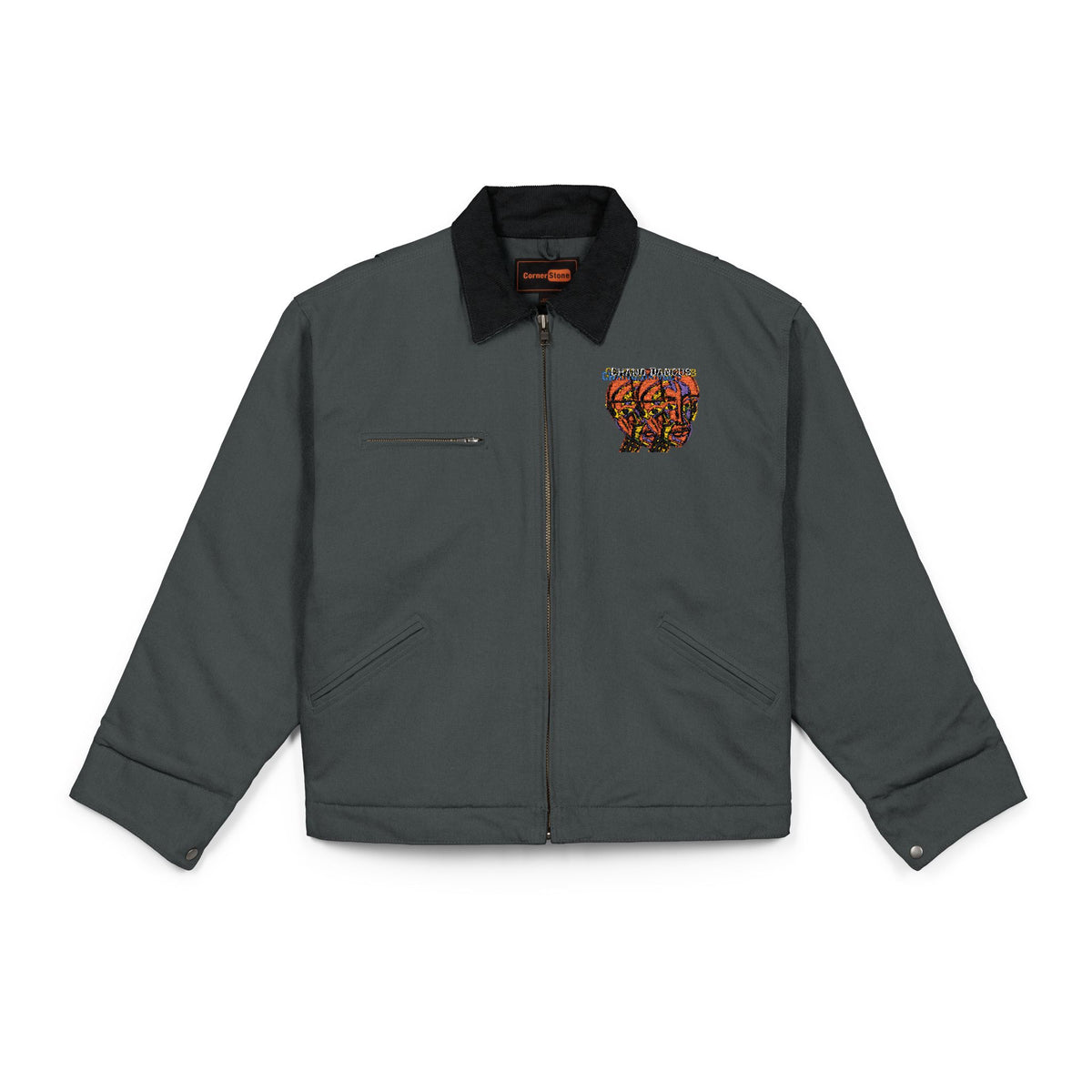 “Swollen/Frustrated” Unisex Duck Cloth Work Jacket