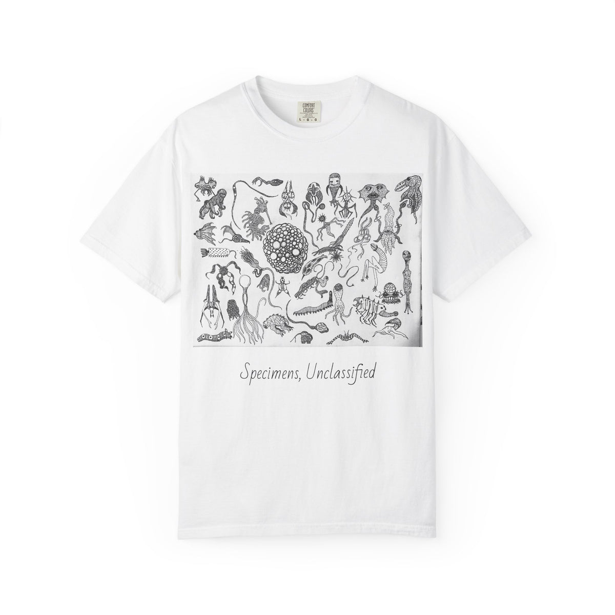 “Specimens, Unclassified” T-Shirt